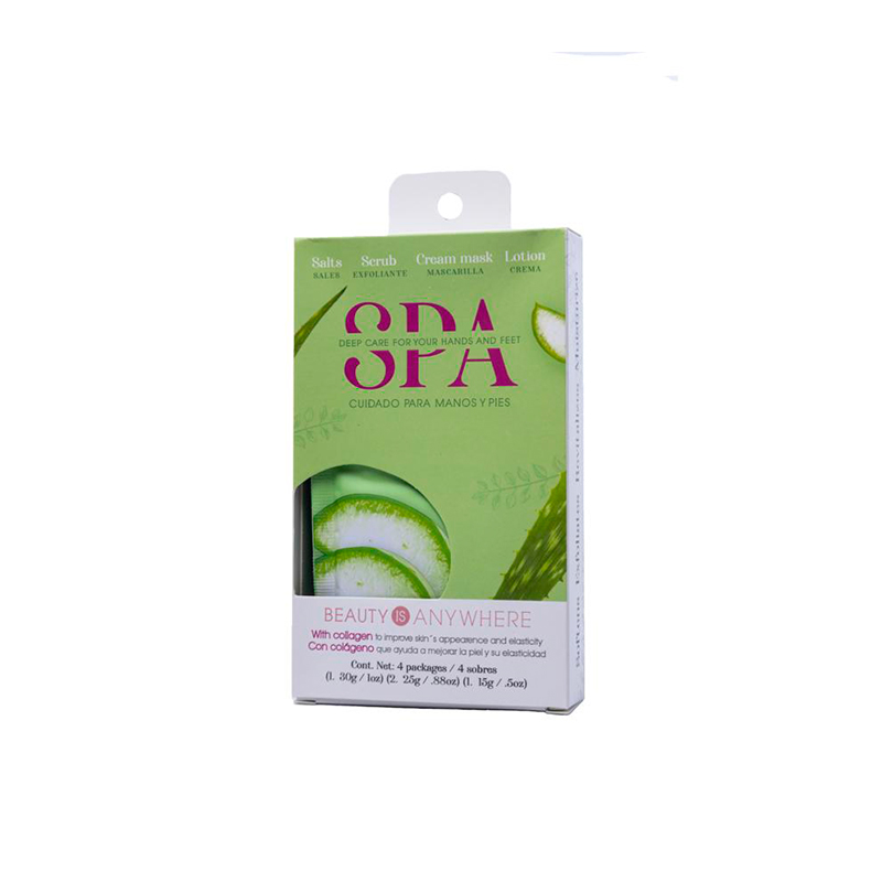 Kit Para Spa De Manos Y Pies Sales Exfoliantes Manicure Y Pedicure Sábila