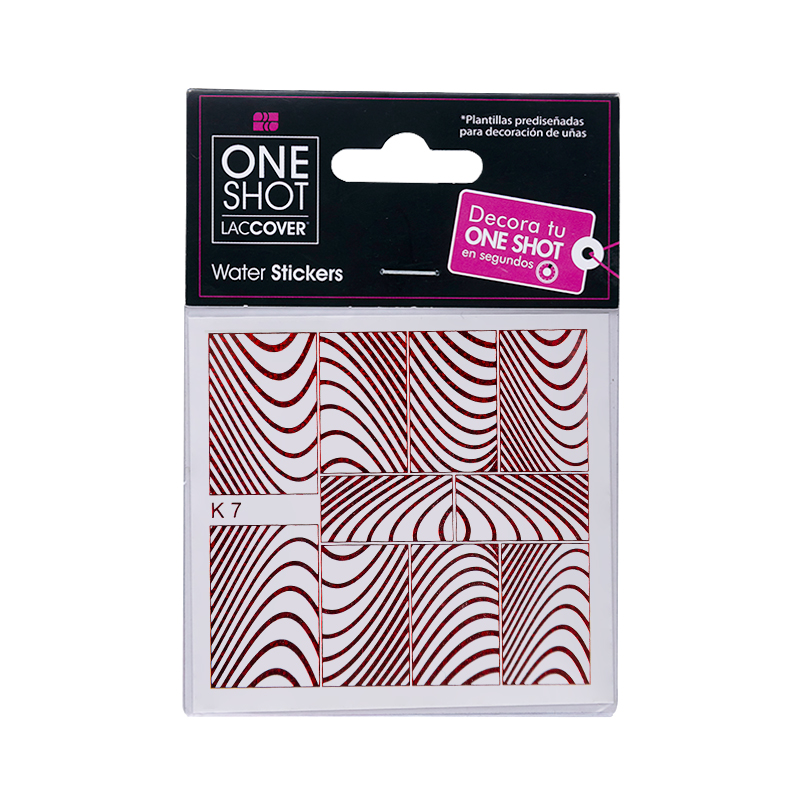 Stickers De Agua Para Uñas One Shot K 07 Holo 01