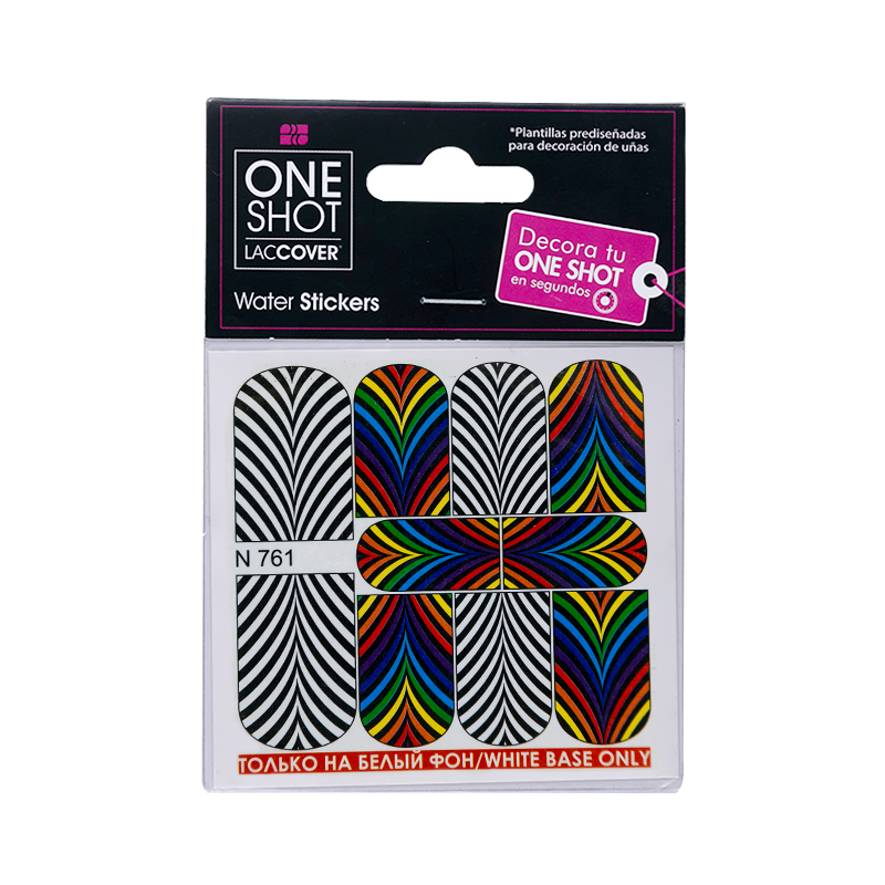 Stickers De Agua Para Uñas One Shot N 761