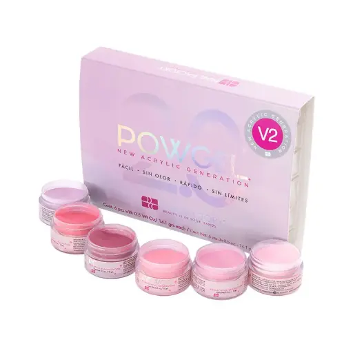 [NFCOL05Z0501] Powgel Collection Vol 2. Polvo Acrílico de Nueva Generación, 6 Tonos